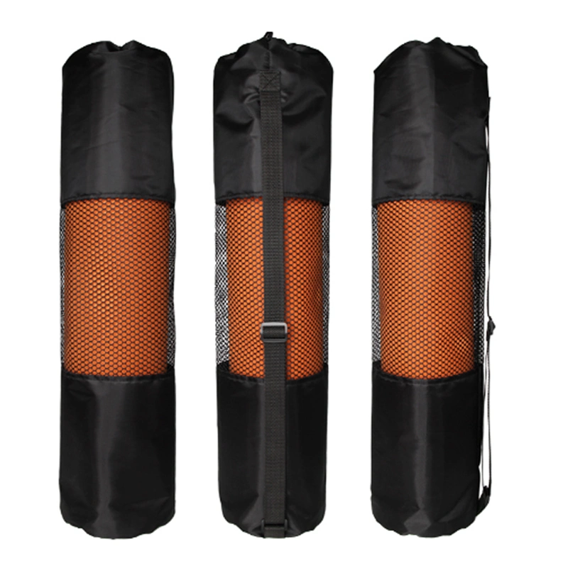 Adjustable Strap Handbag Portable Yoga Pilates Mat Bag with Multi-Functional Storage Pockets, Yoga Mat Bag, Home Gym Carrier Mesh Center Esg15185