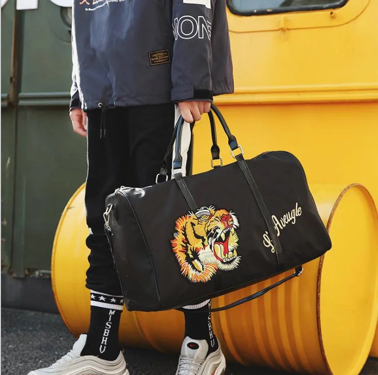2022 New Oxford Hand Travel Bag Personality Tiger Head Fitness Bag Men Women Fashion Sports Yoga Bag