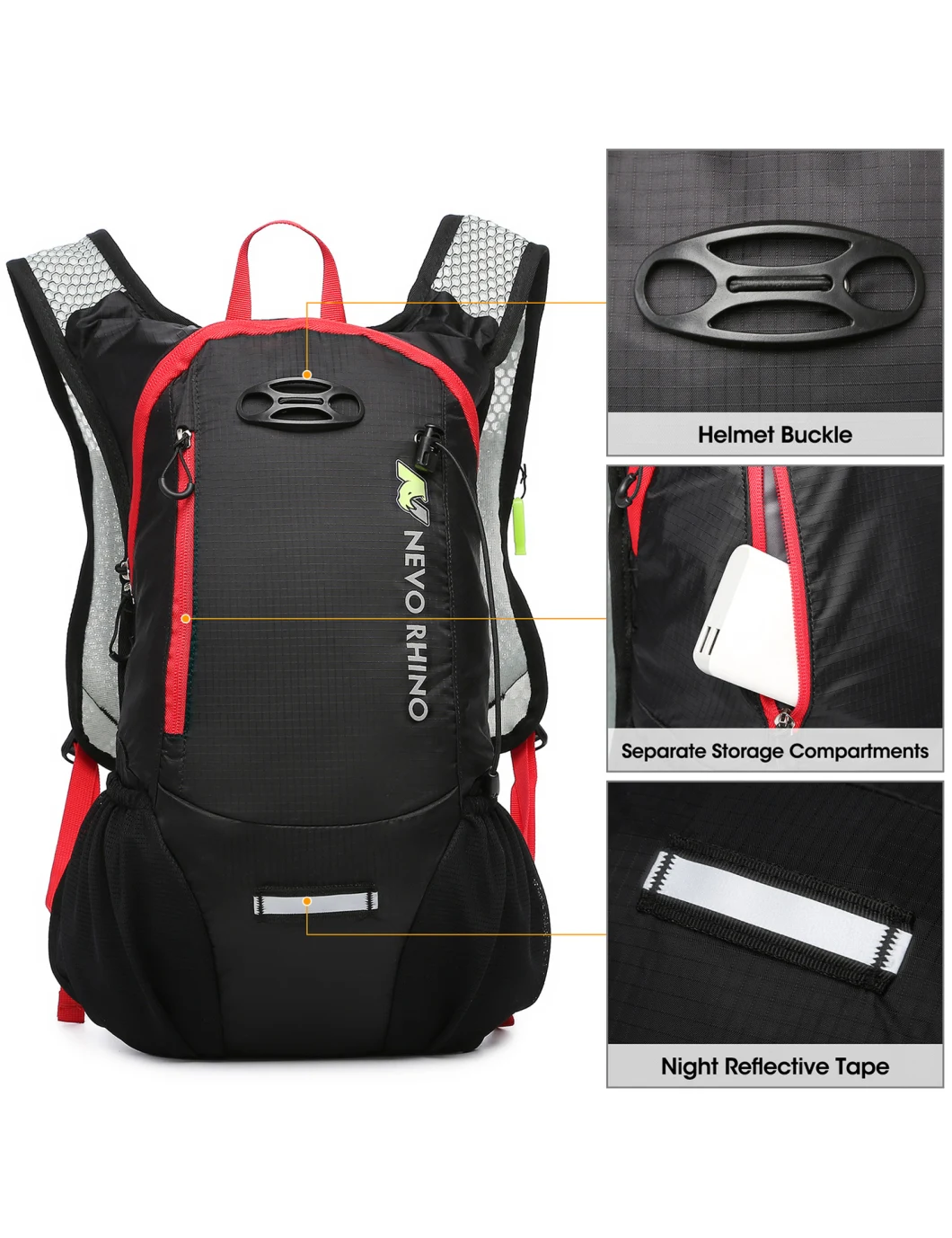 Waterproof Outdoor Sports Travel Leisure Cycling Bicycle Hiking Running Camping Water Hydration Bladder Bag Pack Backpack (CY3528)