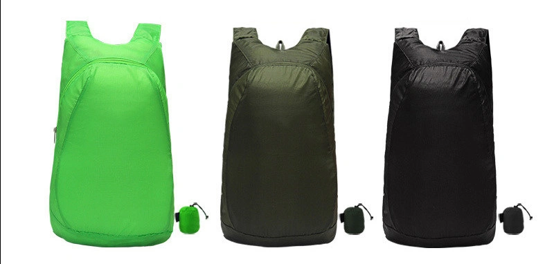 Folding Backpack Hiking Bag Outdoor Bike Waterproof Folding Gym Bag Travel Ai11747