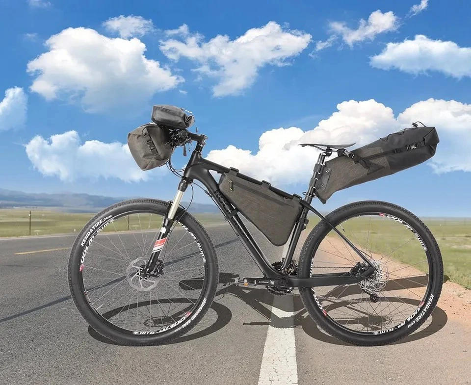 Waterproof Roll Top Cycling Bike Travel Bicycle Bag Handlebar