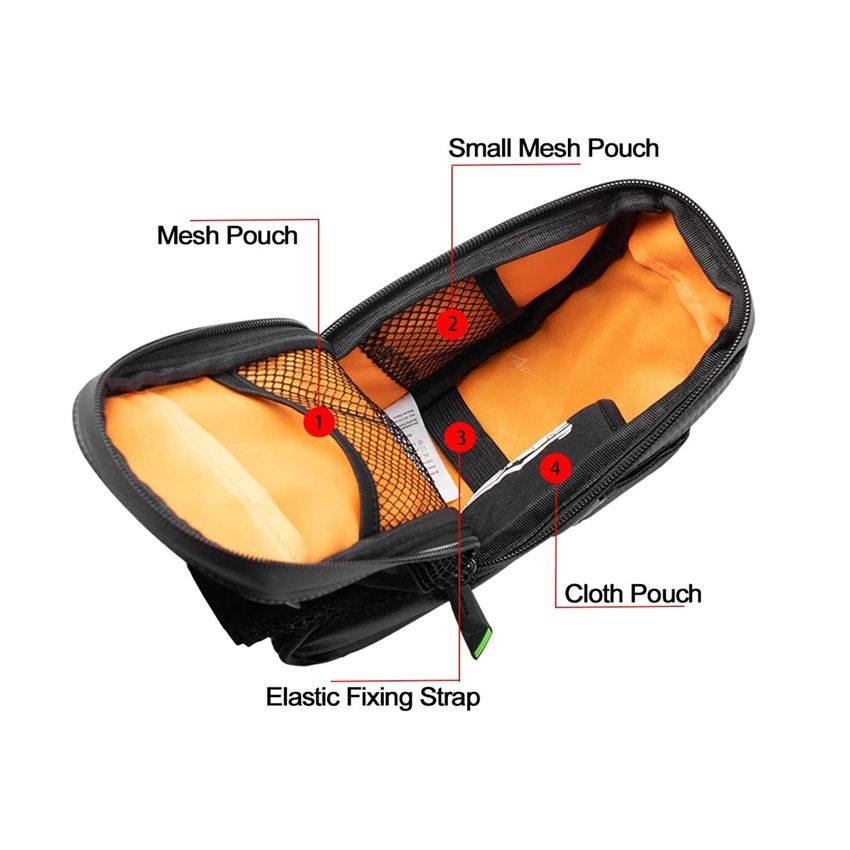 Gym Sports Bag Waterproof Bike Bags Under Seat Pack for Mountain Road Bicycles with Bottle Pouch