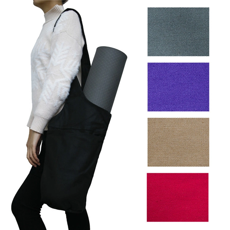 Yoga Mat Sling Bag Lightweight Yoga Mat Carry Bag with Large Pocket &amp; Zipper Pocket Yoga Mat Carrier for Women Men Reusable Storage Bag Wbb13148