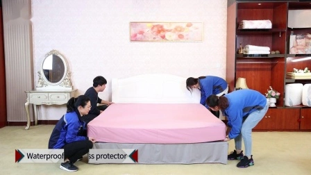 Wholesale Queen Size Waterproof Mattress Cover/Mattress Fitted Cover
