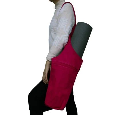Yoga Mat Sling Bag Lightweight Yoga Mat Carry Bag with Large Pocket & Zipper Pocket Yoga Mat Carrier for Women Men Reusable Storage Bag Wbb13148