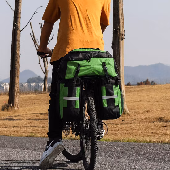 Rockbros Cycling Rear Saddle Pack Multi-Function Bags 3 in 1 Bike Rear Seat Carrier Bag Rear Rack Trunk Pack Bicycle Pannier Bag